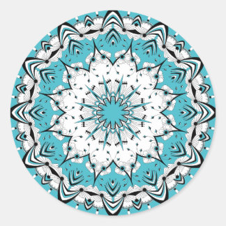 Stickers Mandala bleu (Design 3)