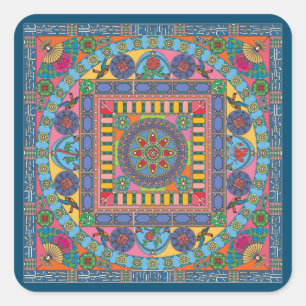Stickers Mandala Mah Jongg Tiles