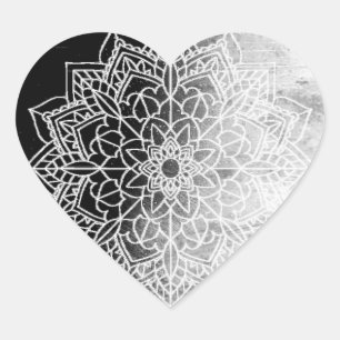 Stickers Mandala noirs