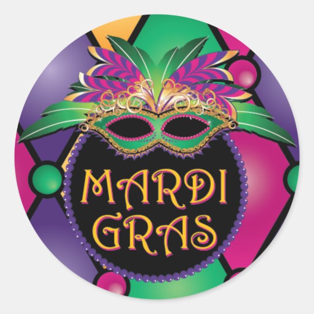 Stickers Mardi Gras Celebration ! (Devant)