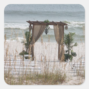 Stickers Mariage Beach à thème de bord de mer