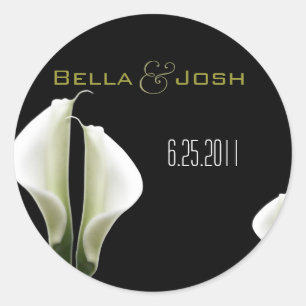 Stickers Mariage Calla Lily