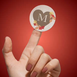 Stickers Mariage de automne ou Fête des mariées mo