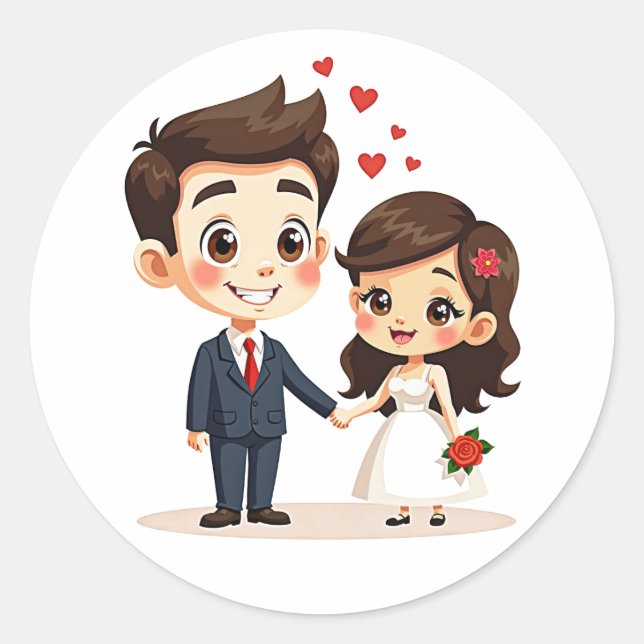 Stickers Mariage de charme (Devant)
