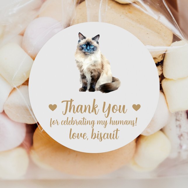 Stickers Mariage de chats Birman Favoriser (Créateur téléchargé)