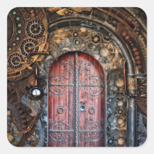 Stickers Mariage de montre porte Steampunk