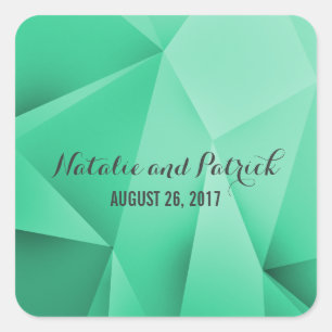 Stickers mariage Emerald Jewel Tones