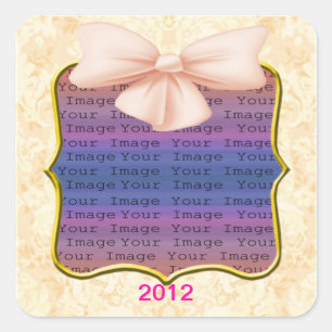 Stickers Mariage en Bow rose