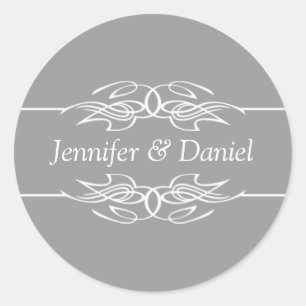 Stickers mariage Enveloppe Sceller Mariage Et Sall