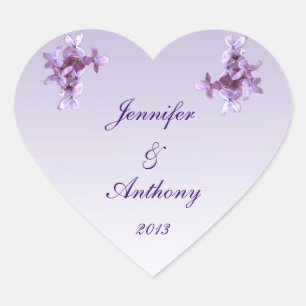 Stickers Mariage Floral Lilac Fleurs