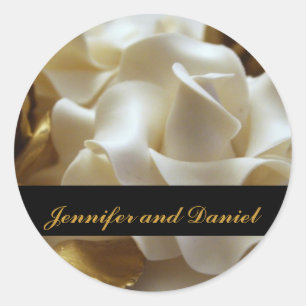 Stickers Mariage Gold et Cream Favoriser Rose