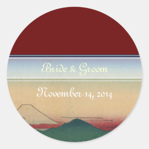 Stickers Mariage Japonais La rivière Tama