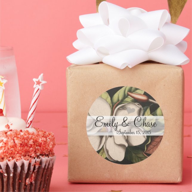 Stickers Mariage Magnolia vintage (Fête)