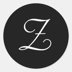 Stickers Mariage noir Z Monogram