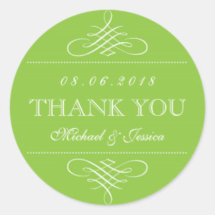 Stickers Mariage Ornament à la crème