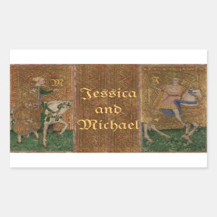 Stickers Mariage Renaissance Chevalier Médiéval