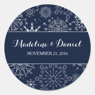 Stickers Mariage/Seals magnifiques Snowflakes