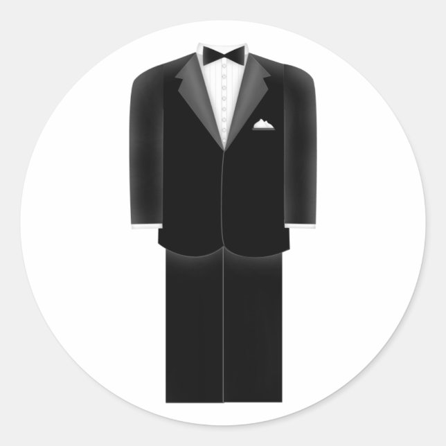 Stickers mariage Tux (Devant)