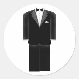 Stickers mariage Tux