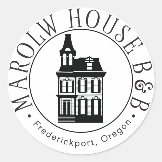 Stickers Marlow House B & B (Devant)