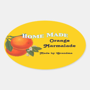Stickers Marmalade Orange Fabriqués Sur Mesure