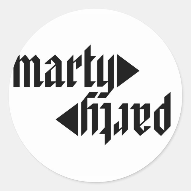 Stickers MartyParty (Devant)