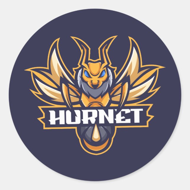 Stickers Mascotte Hornets (Devant)