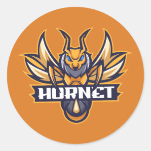 Stickers Mascotte Hornets