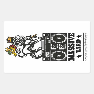 stickers Massive Yard White Lion Full 2018