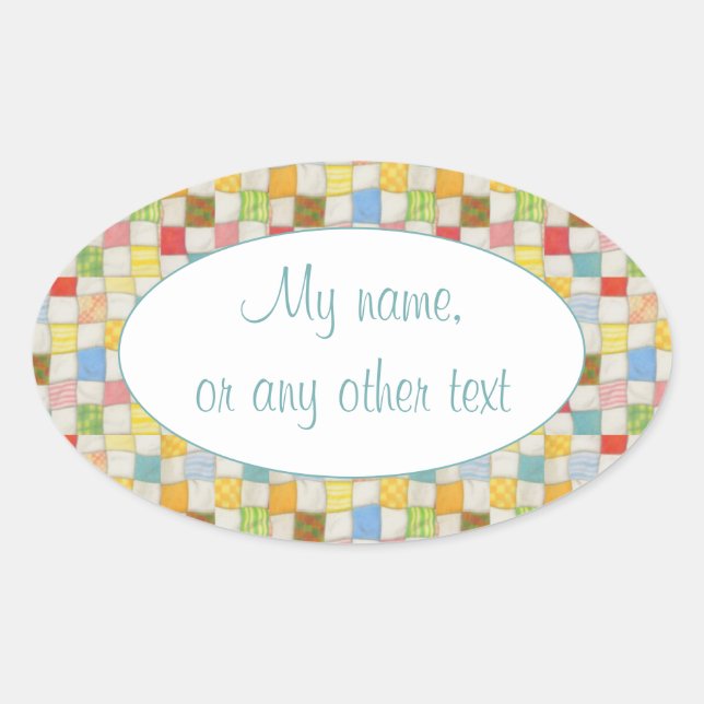 Stickers Mat Ovale CRAZE (Devant)