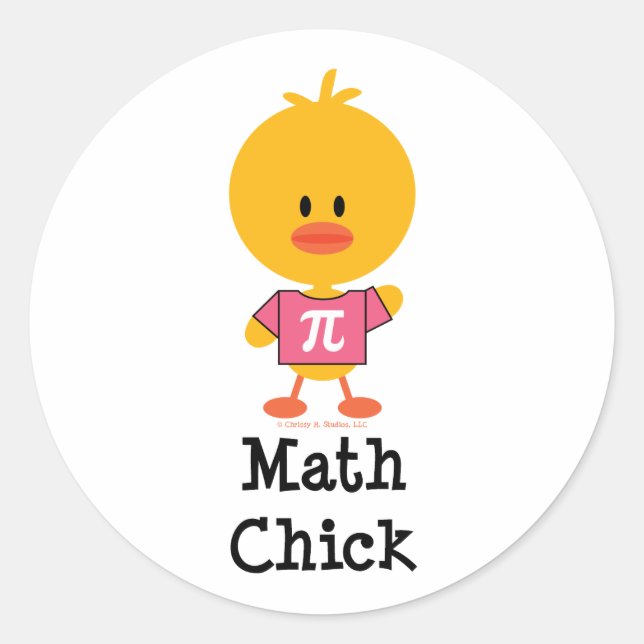 Stickers Math Chick (Devant)