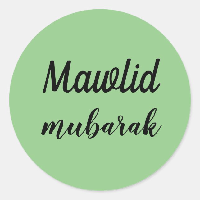 Stickers Mawlid (Devant)