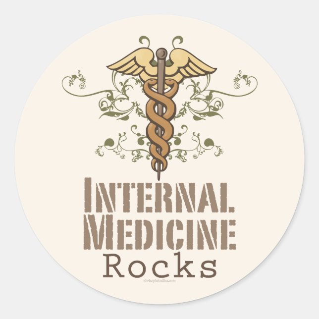 Stickers Médecine interne Rocks Caduceus (Devant)