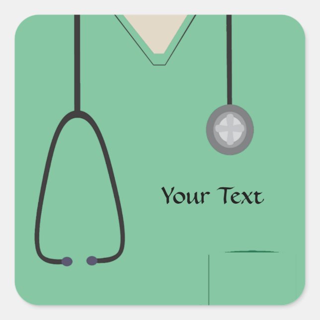 Stickers Médicale vert clair (Devant)