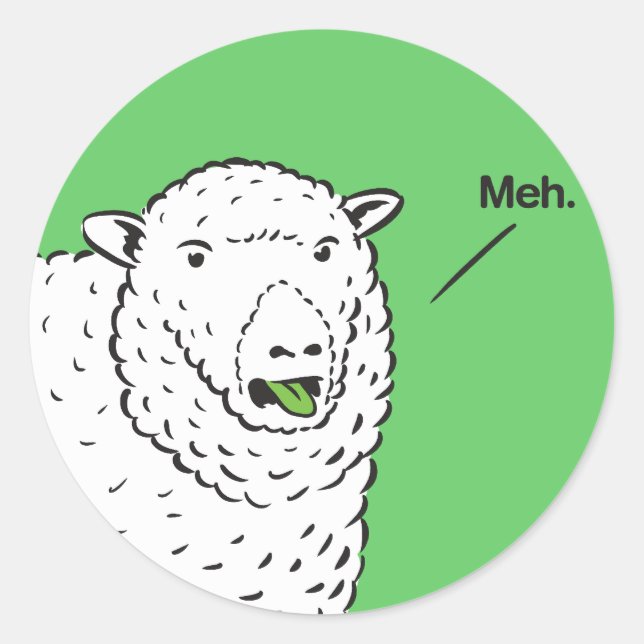 Stickers "Meh" (Devant)