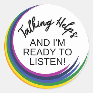 STICKERS | Mental Health Awareness | Talking Helps