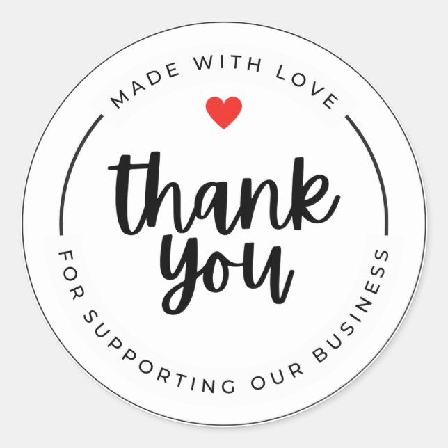 Stickers Merci (Devant)