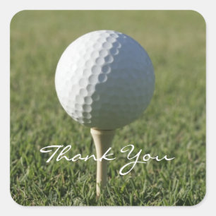 Stickers Merci à thème de golf