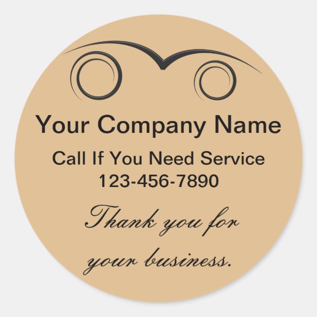 Stickers Merci automatique (Devant)