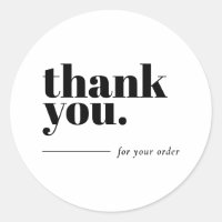 Stickers Merci Business Plain Simple Gratitude