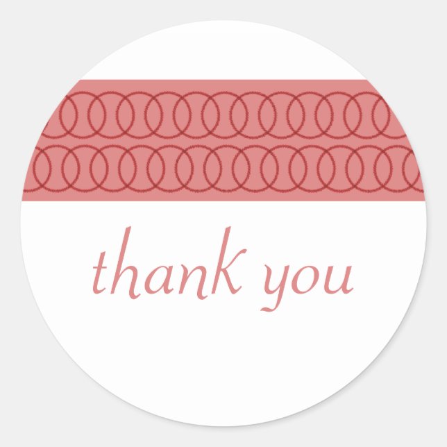 Stickers Merci Cercle d'amour (Devant)