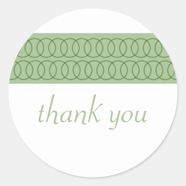 Stickers Merci Cercle d'amour (Devant)