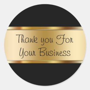 Stickers Merci client classique