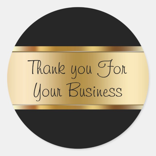 Stickers Merci client classique (Devant)