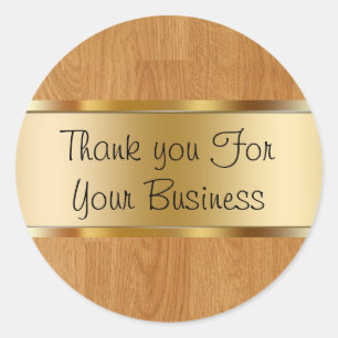 Stickers Merci client classique