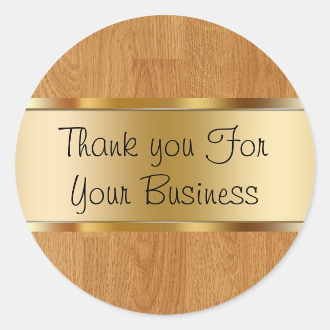 Stickers Merci client classique (Devant)