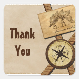 Stickers Merci d'aventure vintage