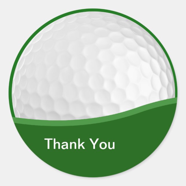 Stickers Merci de golf (Devant)