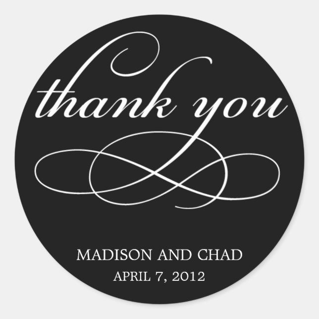 Stickers Merci de script intemporels (Devant)