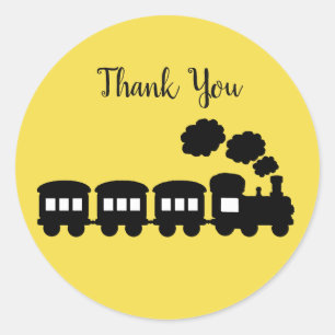 Stickers Merci du Choo Choo Train Party